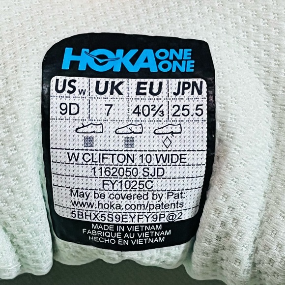 Hoka Clifton 10 Women's Running Shoes 9D - Picture 10 of 10